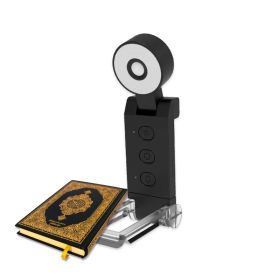 Mini USB Portable Bookmark Lamp for Indoor (Color: Black, Type: USB Light)